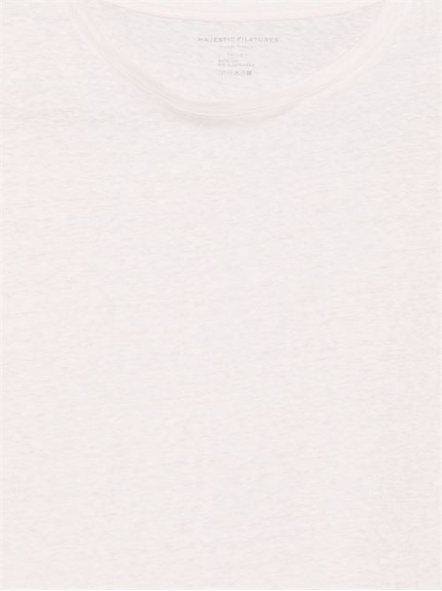 T-shirt donna Majestic Filatures collo barca rosa MAJESTIC FILATURES | E26M011FTS1441101